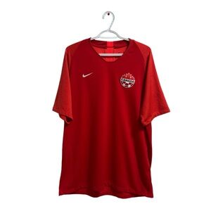 2019 Team Canada Home Nike Stadium Football Kit Soccer Jersey Shirt